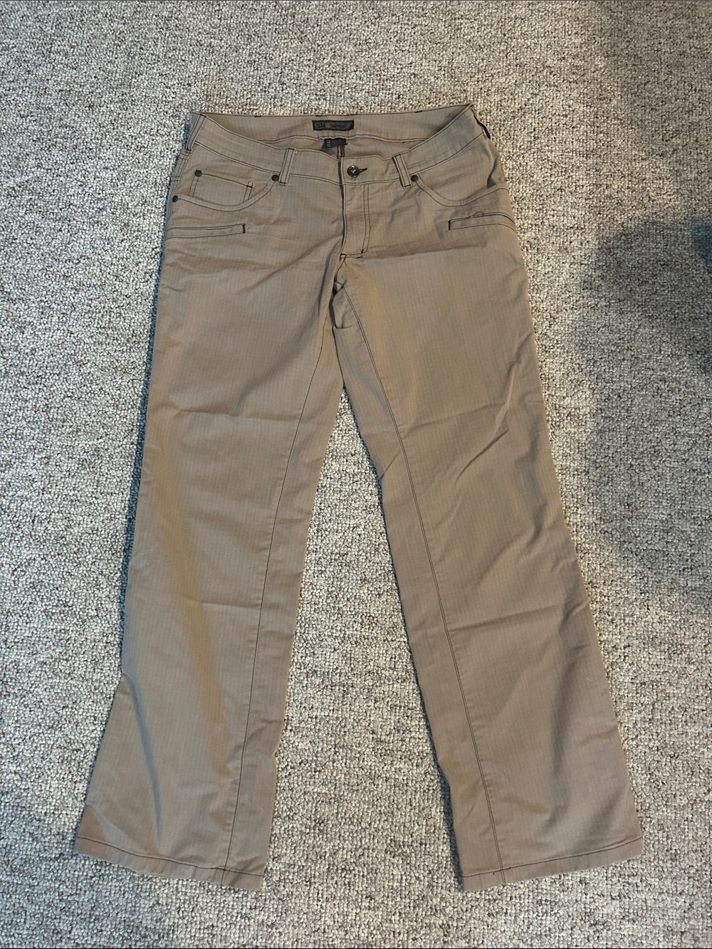5.11 Tactical Tan Utility Pants with Reinforced Pockets